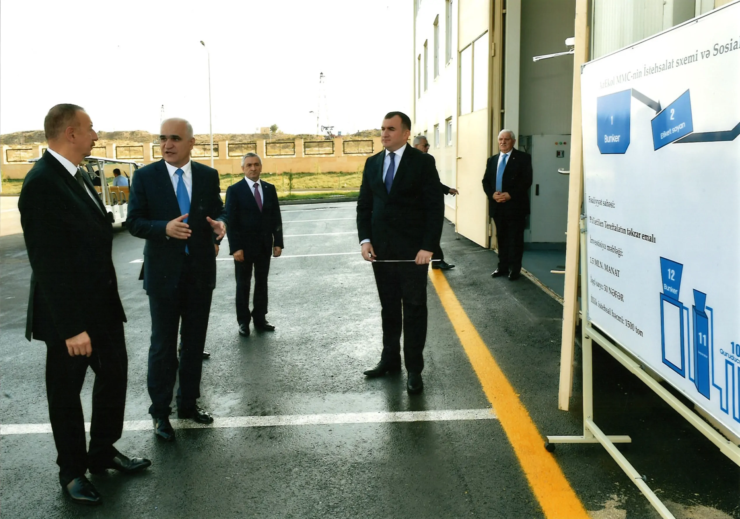 Ilham Aliyev attended opening of Balakhani Industrial Park